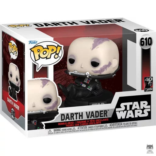Figurine Funko POP Dark Vador sans masque (Star Wars : Episode VI, Le Retour du Jedi)