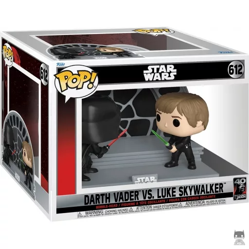 Figurine Funko POP Darth Vader vs. Luke Skywalker (Star Wars : Episode VI, Le Retour du Jedi)