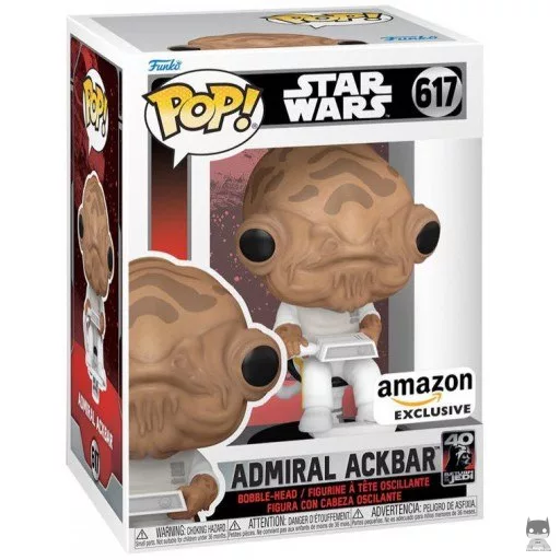 Figurine Funko POP Admiral Ackbar (Star Wars : Episode VI, Le Retour du Jedi)