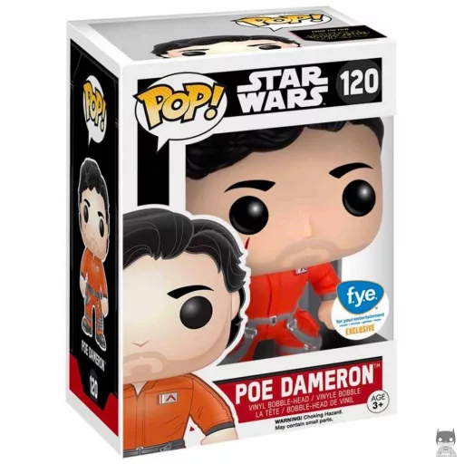 Figurine Funko POP Poe Dameron en Combinaison X-Wing (Star Wars : Episode VII, Le Réveil de la Force)