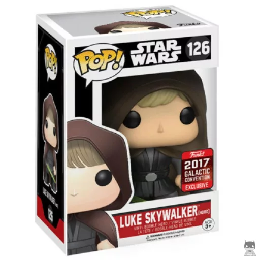 Figurine Funko POP Luke Skywalker avec Capuche (Exclusive)
