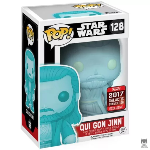 Figurine Funko POP Hologramme Qui Gon Jinn (Pop! Vinyl)