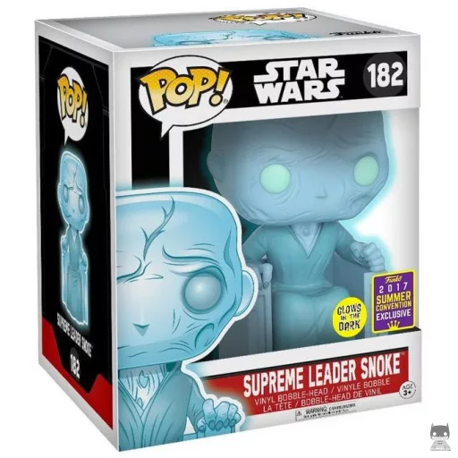 Figurine Funko POP Hologramme du Suprême Leader Snoke (Glow in the Dark)