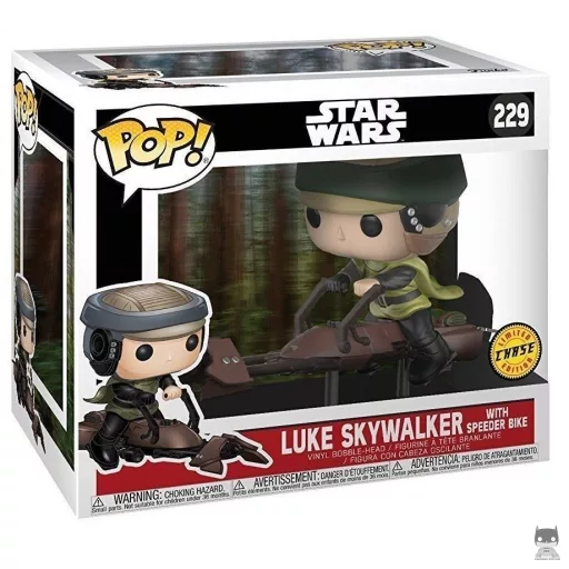 Figurine Funko POP Luke Skywalker avec Moto Speeder (Chase) (Star Wars : Episode VII, Le Réveil de la Force)