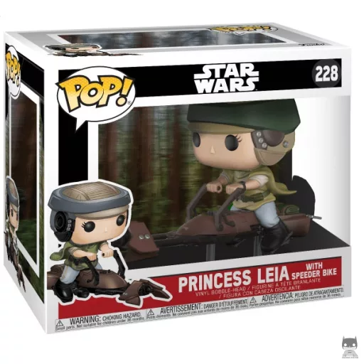 Figurine Funko POP Princess Leia avec Moto Speeder (Star Wars : Episode VII, Le Réveil de la Force)