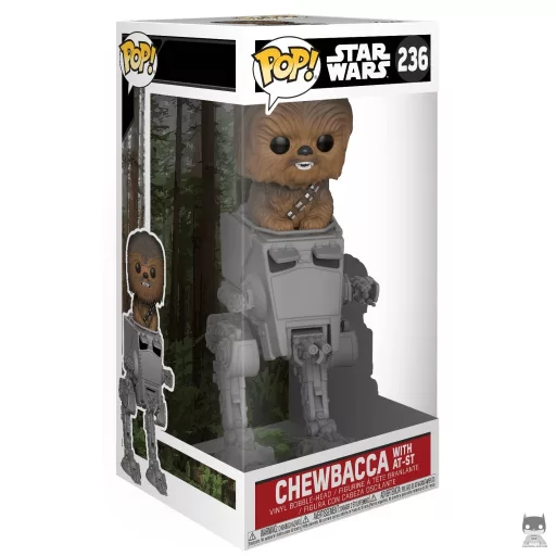 Figurine Funko POP Chewbacca avec AT-ST (Star Wars : Episode VII, Le Réveil de la Force)