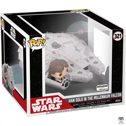 Figurine Funko POP Han Solo dans le Faucon Millennium (Supersized) (Star Wars : Episode VII, Le Réveil de la Force)