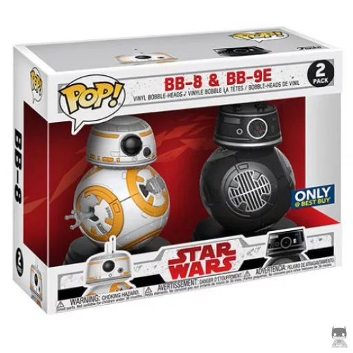 Figurine Funko POP BB-8 & BB-9E (Exclusive)
