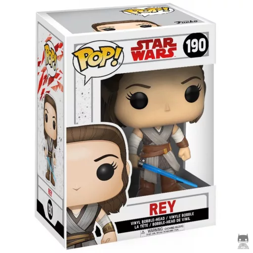 Figurine Funko POP Rey (Star Wars : Episode VIII, Les Derniers Jedi)