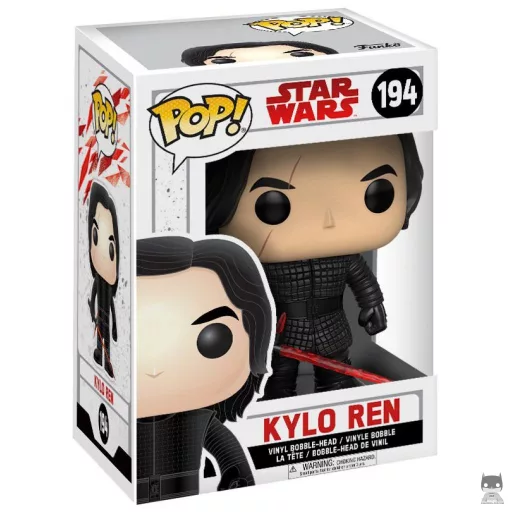 Figurine Funko POP Kylo Ren sans Masque (Star Wars : Episode VIII, Les Derniers Jedi)