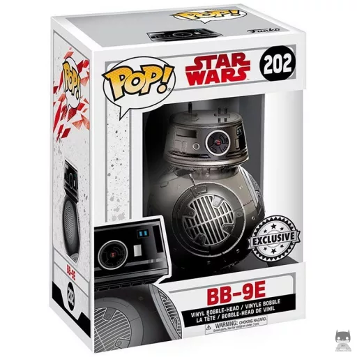 Figurine Funko POP BB-9E (Chrome) (Star Wars : Episode VIII, Les Derniers Jedi)