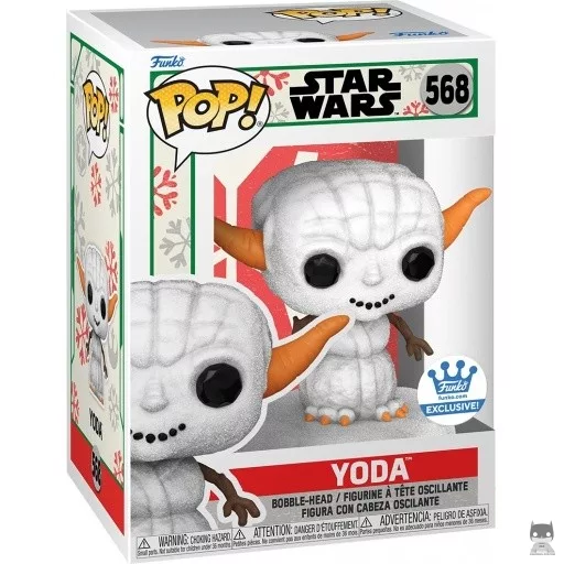 Figurine Funko POP Yoda Bonhomme de neige (Festival of Fun 2022)