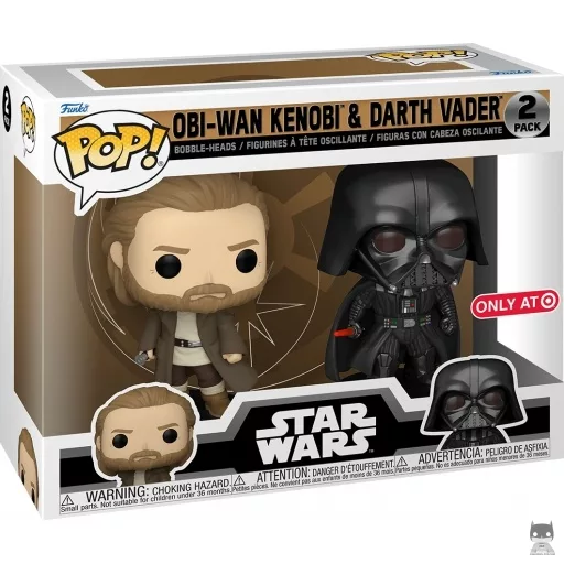 Figurine Funko POP Obi-Wan Kenobi & Dark Vador (Pop! Vinyl)