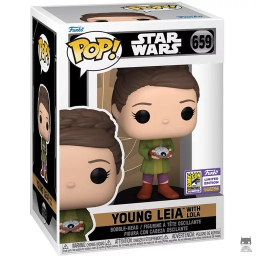 Figurine Funko POP Leia Jeune avec Lola (Star Wars : Obi-Wan Kenobi)