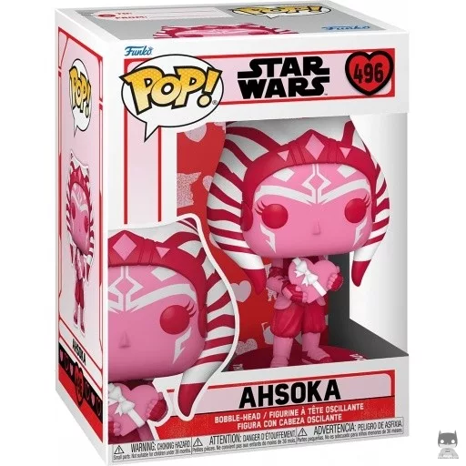 Figurine Funko POP Ahsoka (Rose) (Star Wars (Saint Valentin))