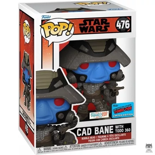 Figurine Funko POP Cad Bane avec Todo 360 (Star Wars : The Bad Batch)