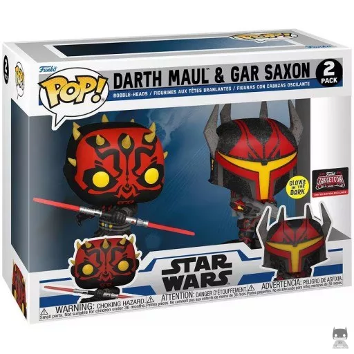 Figurine Funko POP Dark Maul & Gar Saxon (Star Wars : The Clone Wars)