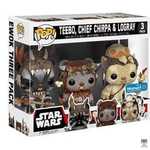 Figurine Funko POP Teebo, Chief Chirpa & Logray (Exclusive)