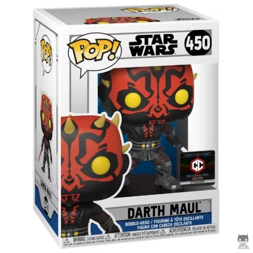 Figurine Funko POP Dark Maul avec Darksaber (Star Wars : The Clone Wars)