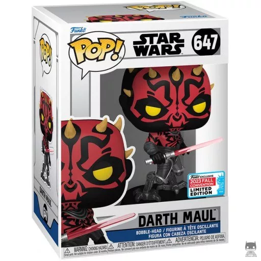 Figurine Funko POP Dark Maul avec des Jambes Cybernétiques (Star Wars : The Clone Wars)