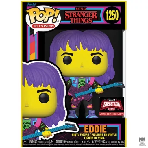 Figurine Funko POP Eddie (Black Light) (Eddie Munson)