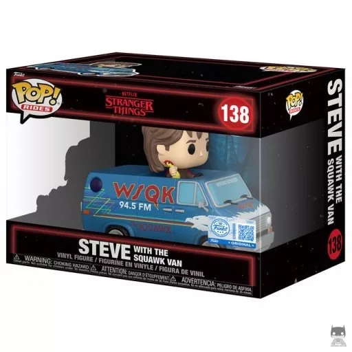 Figurine Funko POP Steve avec le Van Squawk (Stranger Things)