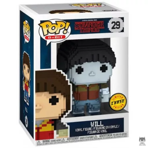 Figurine Funko POP Will à l'envers (8-bit Chase) (Will Byers)