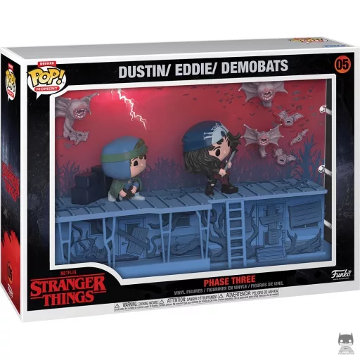 Figurine Funko POP Phase Trois : Dustin, Eddie & Demobats (Pop! Vinyl)