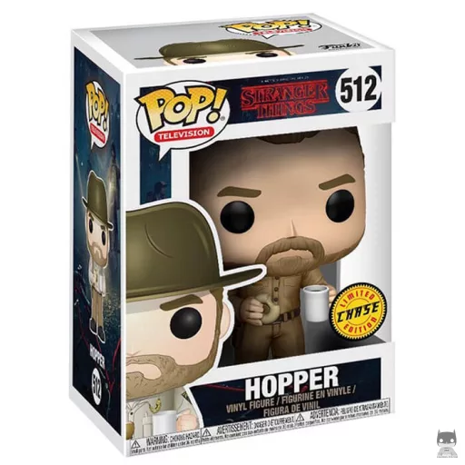 Figurine Funko POP Jim Hopper avec un donut (Chase) (Stranger Things)