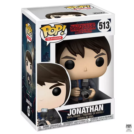 Figurine Funko POP Jonathan Byers avec son appareil photo (Stranger Things)