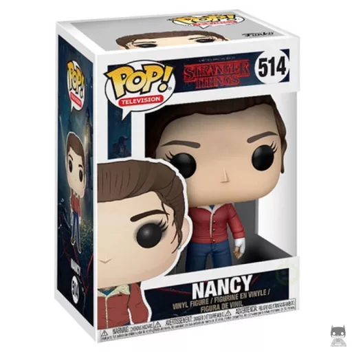 Figurine Funko POP Nancy Wheeler avec un pistolet (Stranger Things)