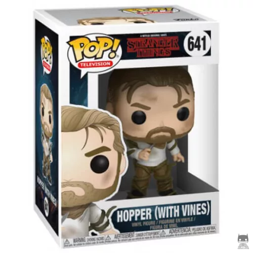 Figurine Funko POP Hopper entouré de vignes (Stranger Things)