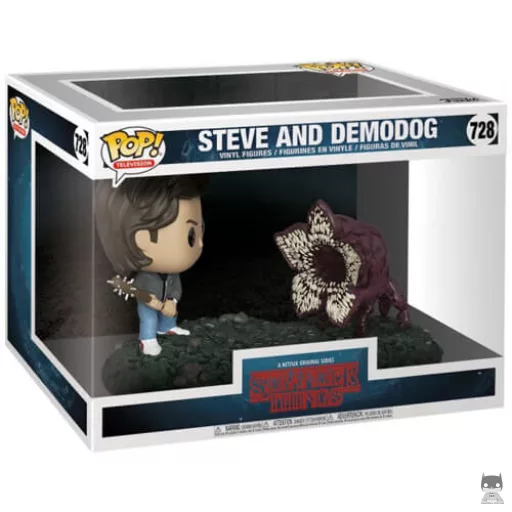 Figurine Funko POP Steve contre le Démo chien (Stranger Things)