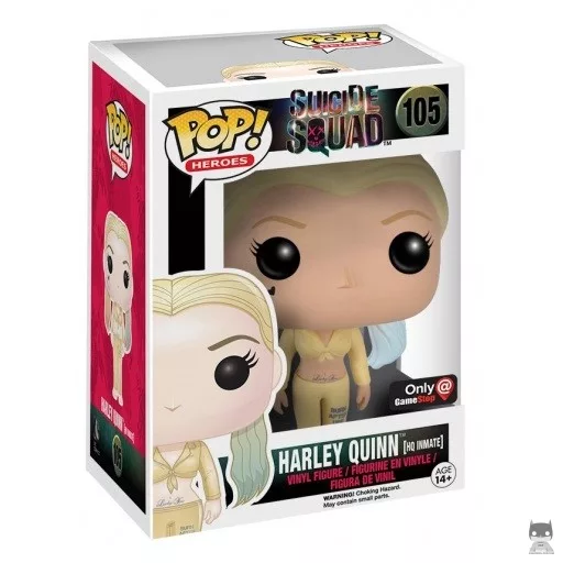 Figurine Funko POP Harley Quinn Détenue (GameStop)