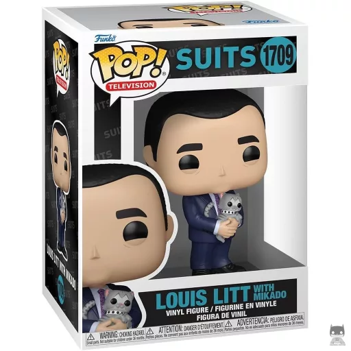 Figurine Funko POP Louis Litt avec Mikado (Suits : avocats sur mesure)