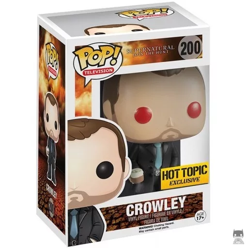 Figurine Funko POP Crowley avec yeux de démon (Supernatural)