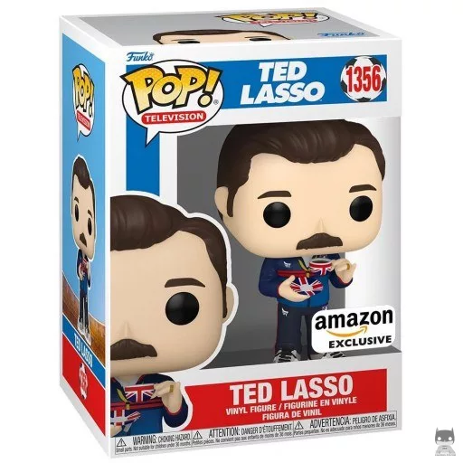Figurine Funko POP Ted Lasso avec Tasse de Thé (Amazon)