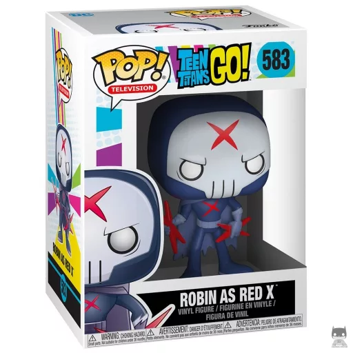 Figurine Funko POP Robin en Red X (Teen Titans Go!)