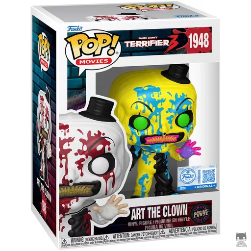 Figurine Funko POP Art le Clown (Chase & Black Light) (Terrifier)
