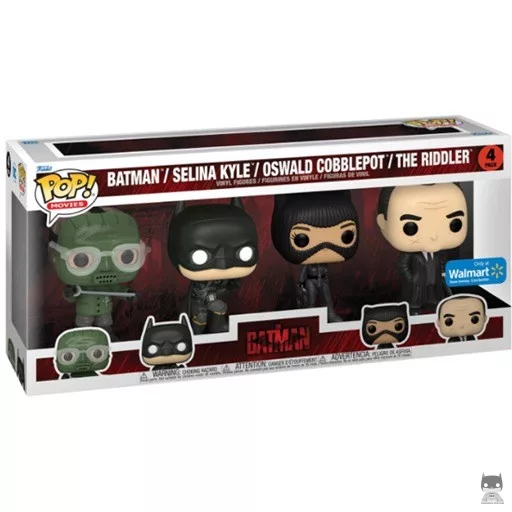 Figurine Funko POP Batman, Selina Kyle, Oswald Cobblepot & Riddler (Exclusive)