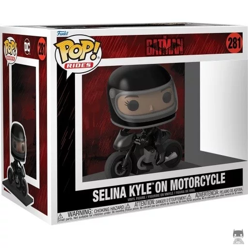 Figurine Funko POP Selina Kyle sur Moto (The Batman)