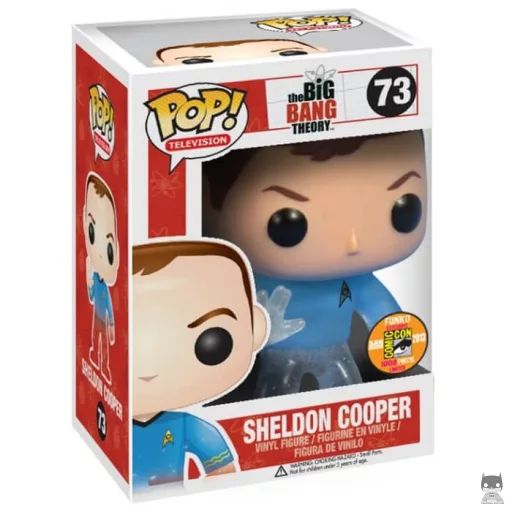 Figurine Funko POP Sheldon Cooper (Star Trek) (disparaissant) (The Big Bang Theory)