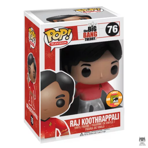 Figurine Funko POP Raj Koothrappali (Star Trek) (disparaissant) (The Big Bang Theory)