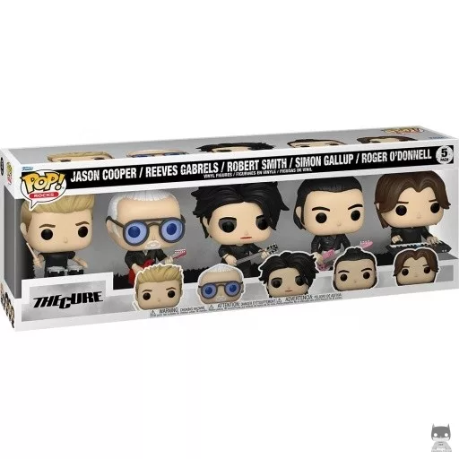 Figurine Funko POP Jason Cooper, Reeves Gabrels, Robert Smith, Simon Gallup & Roger O'Donnell (The Cure)