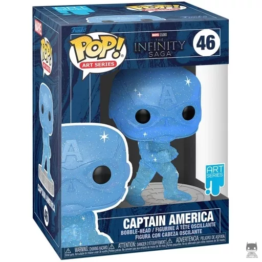 Figurine Funko POP Captain America (Bleu) (Pop! Vinyl)