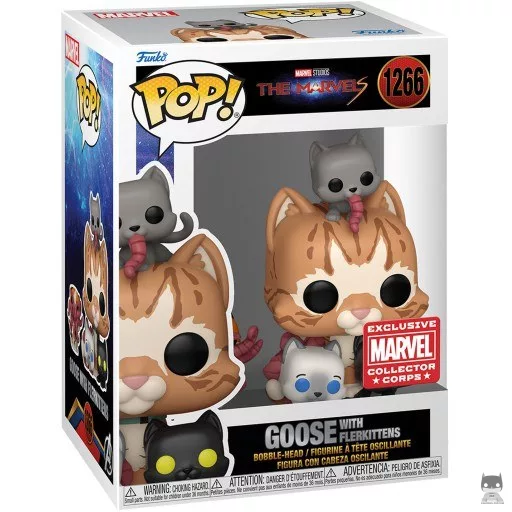 Figurine Funko POP Goose avec Flerkittens (The Marvels)