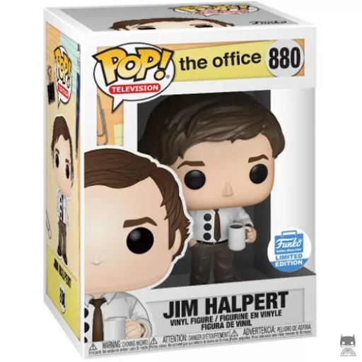 Figurine Funko POP Jim Halpert (Poinçon 3 trous) (Funko Shop)