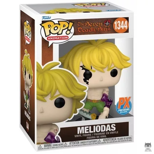 Figurine Funko POP Meliodas Mode Démon (The Seven Deadly Sins)