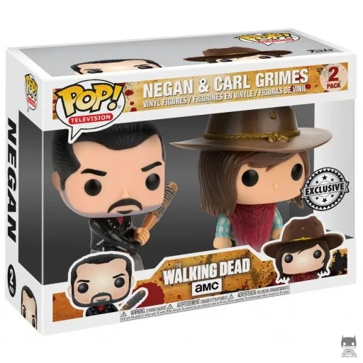 Figurine Funko POP Negan & Carl Grimes (Pop! Vinyl)