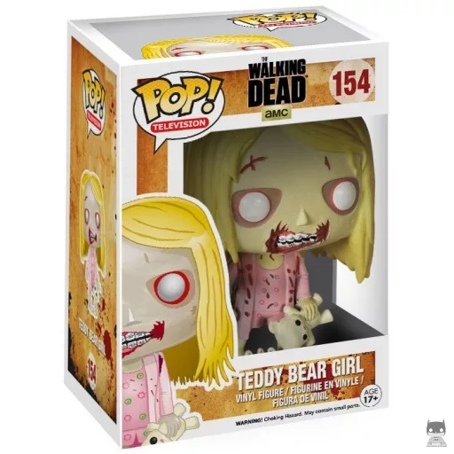 Figurine Funko POP Fille à l'Ourson Walker (The Walking Dead)